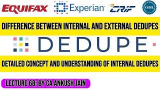 Lecture 68 What are Internal and External dedupe checks in Banking Explained in Hindi