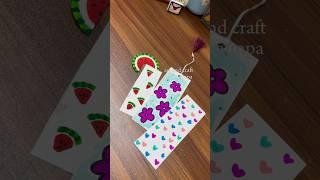 ১ মিনিটে ৩টি সহজ বুকমার্ক আইডিয়া। 3 easy bookmark ideas in 1 minute #diy #bookmark #ideas #craft