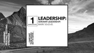 LEADERSHIP 1 -  LEADING LIKE CHRIST - 6 TYPES OF LEADERSHIP