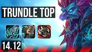 TRUNDLE vs TRYNDAMERE TOP  7 solo kills  BR Master  14.12