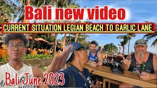 Legian beach to Garlic Lane current situation check this before your visiting #legian #bali #padma