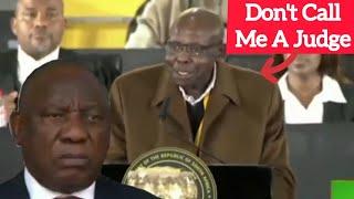 Dr John Hlophe Told President Ramaphosa Not To Call Him Judge. Full Speech