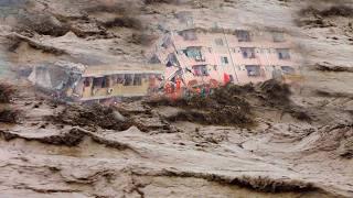 كارثة في أوروبا هطول الأمطار حطم سدًا في إسبانيا، وغمرت المياه 87% من مدينة مرسية