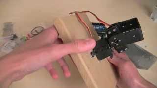 DIY Arduino Tracking Turret - Part1 - Overview parts servo mounting