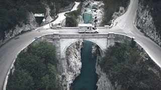 Mit dem HYMER im Soča-Tal - Campen direkt am Fluss