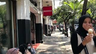 Walk in Braga Street Bandung West Java  4K