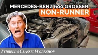 Mercedes-Benz 600 Grosser W100 A Re-Commissioning Journey Begins  Tyrrells Classic Workshop