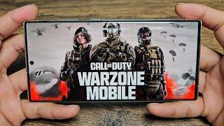 COD Warzone Mobile High Graphics 60FPS  Samsung Galaxy S23 Ultra