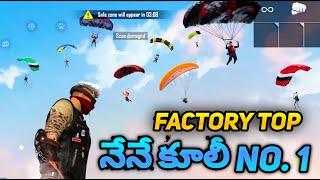 Factory Top  Next Level Gameplay   OP Fist Skills  Super Headshots - Free Fire Telugu - MBG ARMY