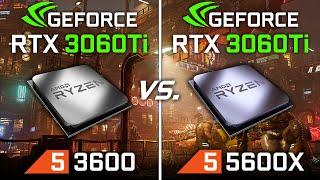 Ryzen 5 5600X vs Ryzen 5 3600 Test in 10 Games  1080p and 1440p CPU Bottleneck Test RTX 3060 Ti