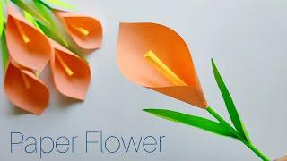 Easy Paper Flower  Paper Tulip Flower  Paper Craft