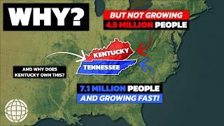 Why So Few Americans Live In Kentucky As Compared To Tennessee