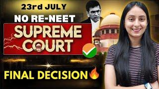 No RE-NEET 2024  Biggest Decision by Supreme Court #neet #neet2024 #update