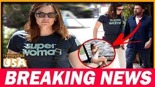 Jennifer Garner wears ‘super woman’ T shirt after reportedly trying to convince ex Ben Affleck