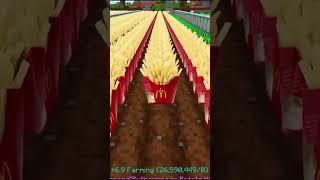 How McDonalds Fries Are Made #shorts #hypixel #minecraft