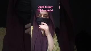 Quick & Easy hijab tutorial  #hijab #shorts #trendingonshorts