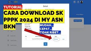 CARA DOWNLOAD SK PPPK 2024 DI MY ASN BKN