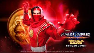 Rocky DeSantos - Red Ninja Ranger  Official Moveset  Power Rangers Legacy Wars