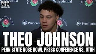Penn States Theo Johnson talks Penn States Future Rose Bowl vs. Utah & Penn States 2022 Season