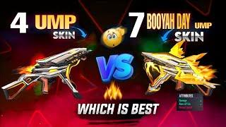 MAX BOOYAH DAY UMP VS LEVEL 4 UMP  WHICH ONE IS BEST  FULL EXPLAIN IN HINDI 