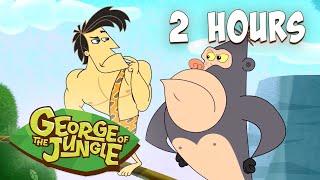 George of the Jungle  2 Hour Compilation Of Your Favourite Episodes  Cartoons For Kids