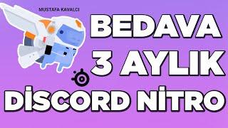 Bedava Discord Nitro Alma - 3 AYLIK BEDAVA DC NİTRO