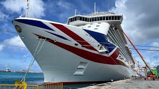 P&O Cruises Britannia  Balcony Cabin Tour  HE Grade  D226