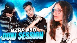 ESPAÑOLA REACCIONA A DUKI  BZRP Music Sessions #50