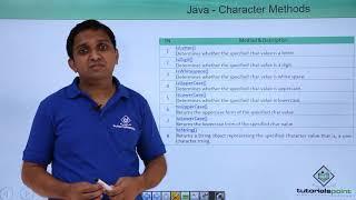 Java - Character Class