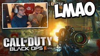 TROLLING THE RED HOUSE WITH AIMBOT HILARIOUS TRICKSHOT REACTIONS BO2