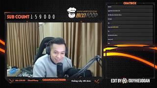 MixiGaming #3 Độ Mixi lần đầu xuất hiện trên Livestream của Quang Ngoc Trinh