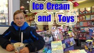 SUB ZERO ICE CREAM & TOY SHOPPING  COLLINTV