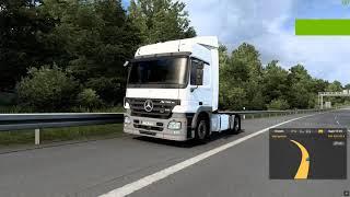 Euro Truck Simulator 2 Actros MP3 V6 engine sound WiP