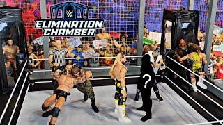 WWE ELIMINATION CHAMBER ACTION FIGURES MATCH 2024 