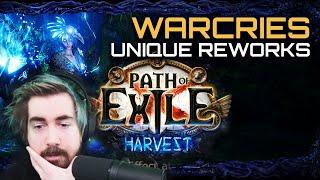 NEW and reworked Warcries and Uniques - PoE Harvest news