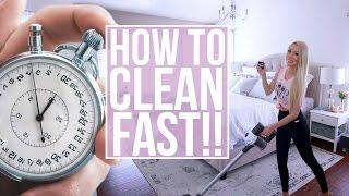 How To Clean Fast My Speed Cleaning Routine