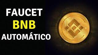 FAUCET BNB NO AUTOMATICO - GANHE BNB FÁCIL