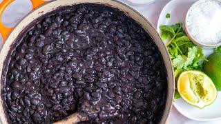 How to Cook Black Beans From Scratch Stovetop and Instant Pot