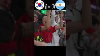 South Korea VS Argentina Imaginary World Cup Final Messi vs Son  #youtube #shorts #football