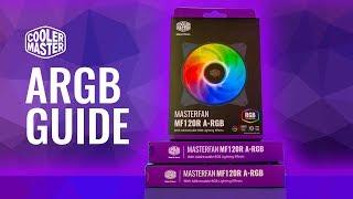 HOW TO Cooler Master A-RGB Setup and Install Guide - MF120R ARGB