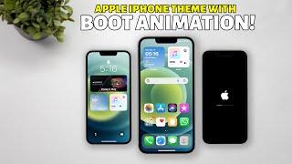 TEMA IPHONE UNTUK MIUI 14  IOS THEME WITH BOOT ANIMATION