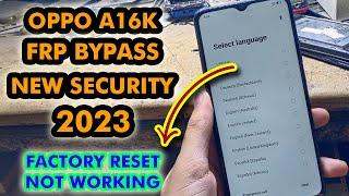 Oppo A16k Frp Bypass Android 11 2023  Reset Option Not Working  Oppo New Security Frp  Unisoft Pk