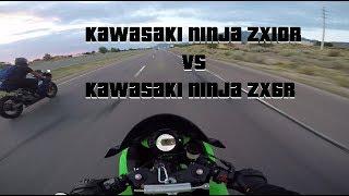 ZX10R VS ZX6R 636