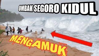 Breaking News OMBAK PANTAI SELATAN GUNUNGKIDUL MENGAMUK.