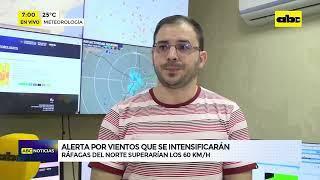 Dirección de Meteorología emite alerta por vientos que se intensificarán