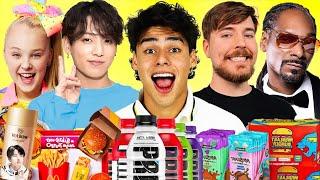 Rating YOUTUBERS and CELEBRITY Products Snoopdog Mr. Beast Jojo Siwa and More