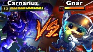 Gnar gets completely DEMOLISHED by Rank 1 Nasus  Carnarius  League of Legends