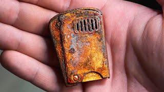 Awesome restoration of the old rusty Imco Safety 4200 lighter from 1935