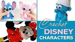 Crochet The Cutest ️ Amigurumi  Disney Characters - Compilation with Tutorials  @anea_design_studio