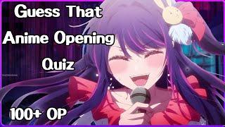 Anime Opening Quiz  100+ Openings 2020-2024